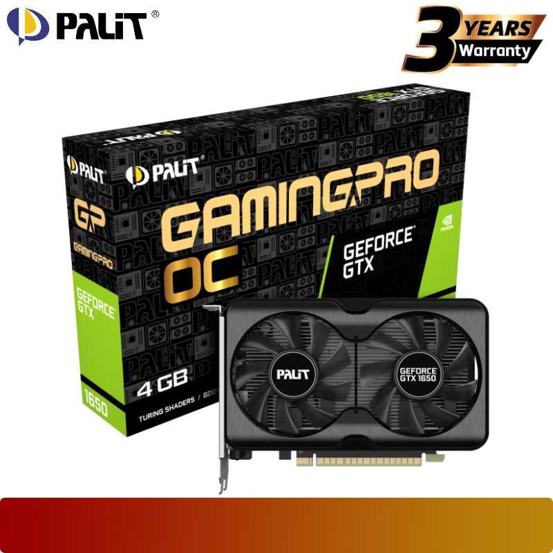 Vga Palit GTX 1650 GP 4GB - Palit Geforce GTX 1650 Gaming Pro 4GB D6 - Geforce GTX1650 4GB Palit