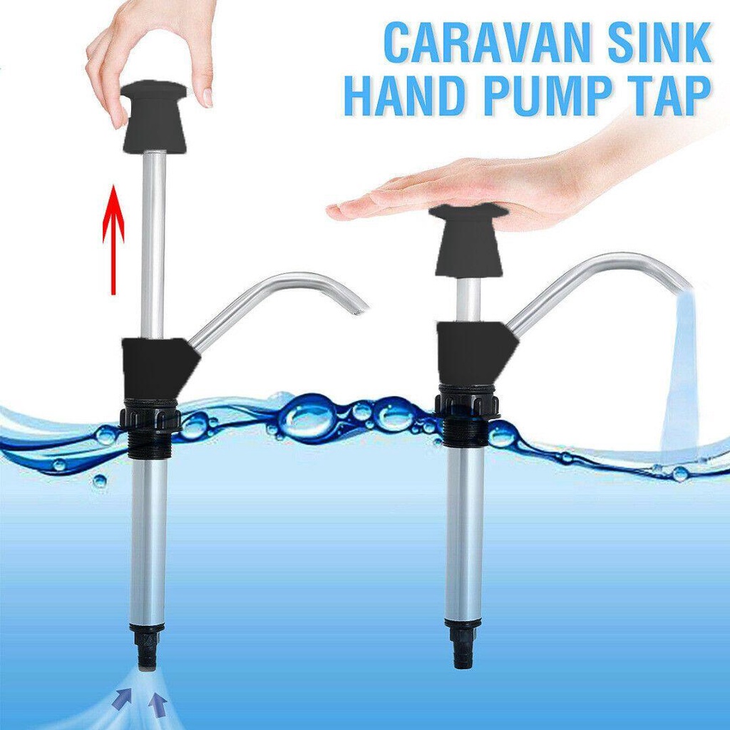 Preva Hand Pump Tap Strudy Home &amp; Living Pompa Dispenser Camping Trailer Rv 4wd Caravan Wastafel