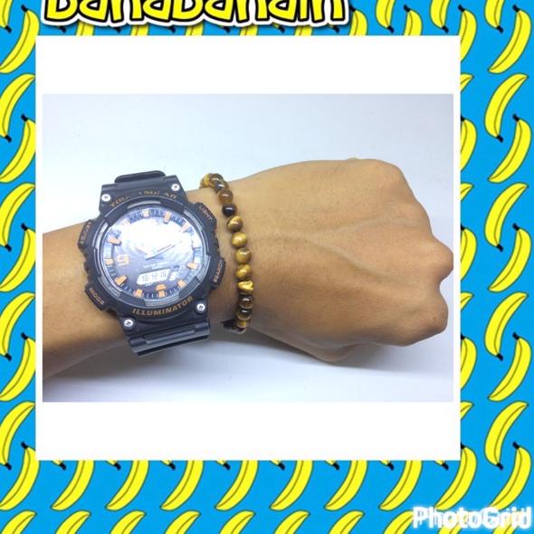 ➫ Gelang Batu Alam Tiger Eye Biduri Sepah 6mm Gelang Batu Akik Natural ♕