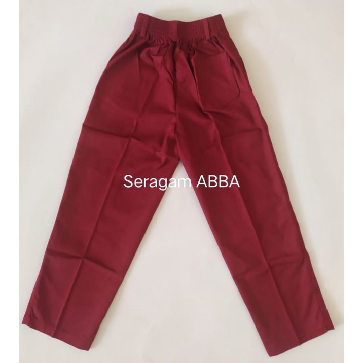 ABBa - Celana Panjang  SD - Warna Merah