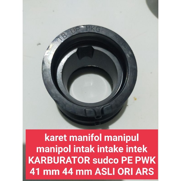 karet manifol manipul manipol intak intake intek KARBURATOR sudco PE PWK 41 mm 44 mm ASLI ORI ARS