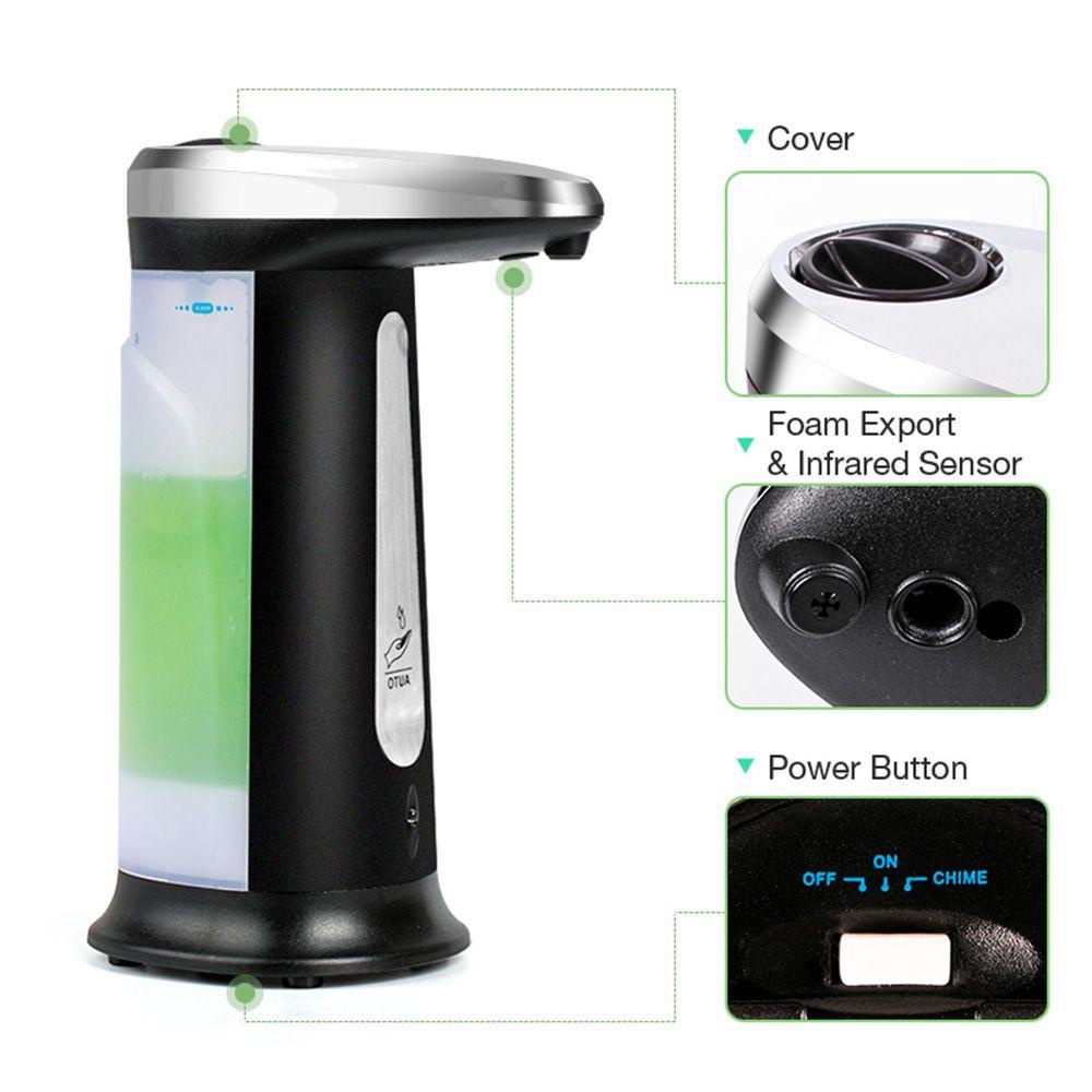 Dispenser Sabun Sensor Populer Fashion Hands Free Sensor IR Anti Karat Tanpa Sentuh