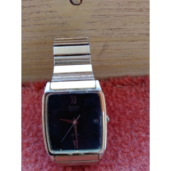 jam tangan seiko sx vintage + jam meja al fajr( second/ preloved/bekas )
