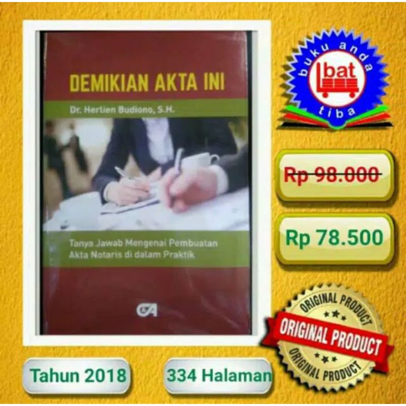 BUKU BUKU HUKUM PERDATA BIDANG KENOTARIATAN - Dr. Herlien Budiono SH