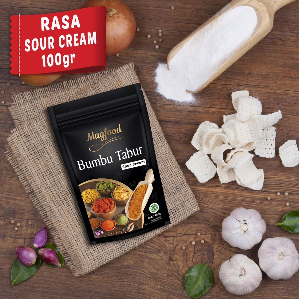 

Magfood Bumbu Tabur Rasa Sour Cream 100 Gram