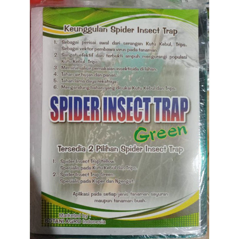 SPIDER INSECT TRAP 1slop perekat hama