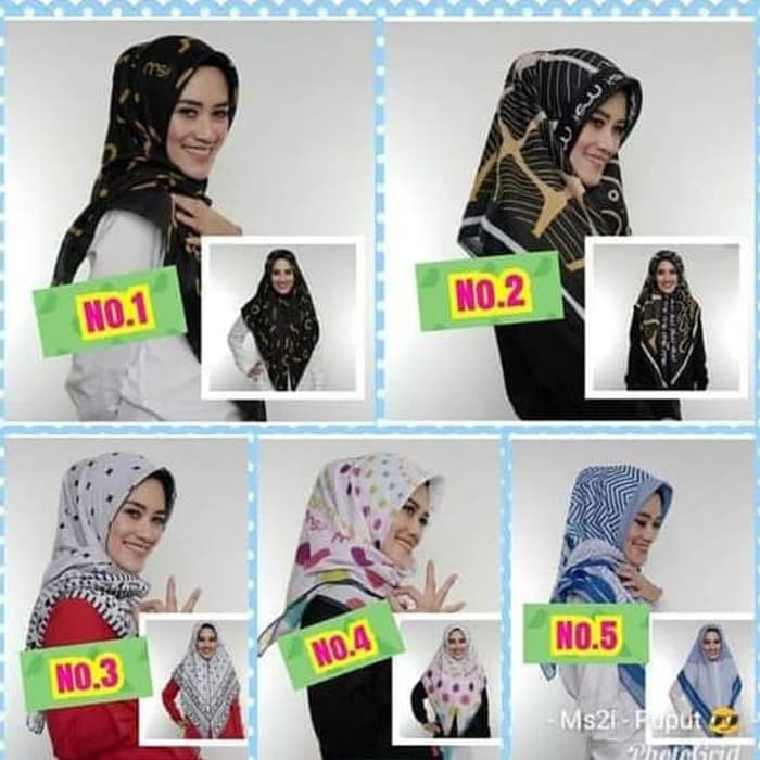 Produk terbaru dan terlaris saat ini Jilbab MSI cantik