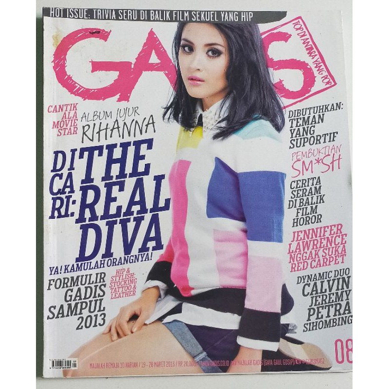 MAJALAH GADIS NO. 08 19-28 MARET 2013