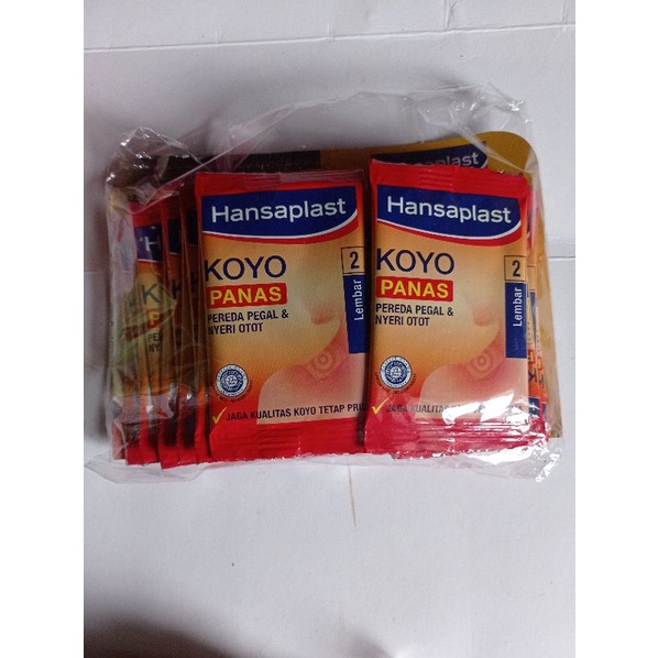 Hansaplast KOYO renteng (20sachet) koyo panas / pereda pegal