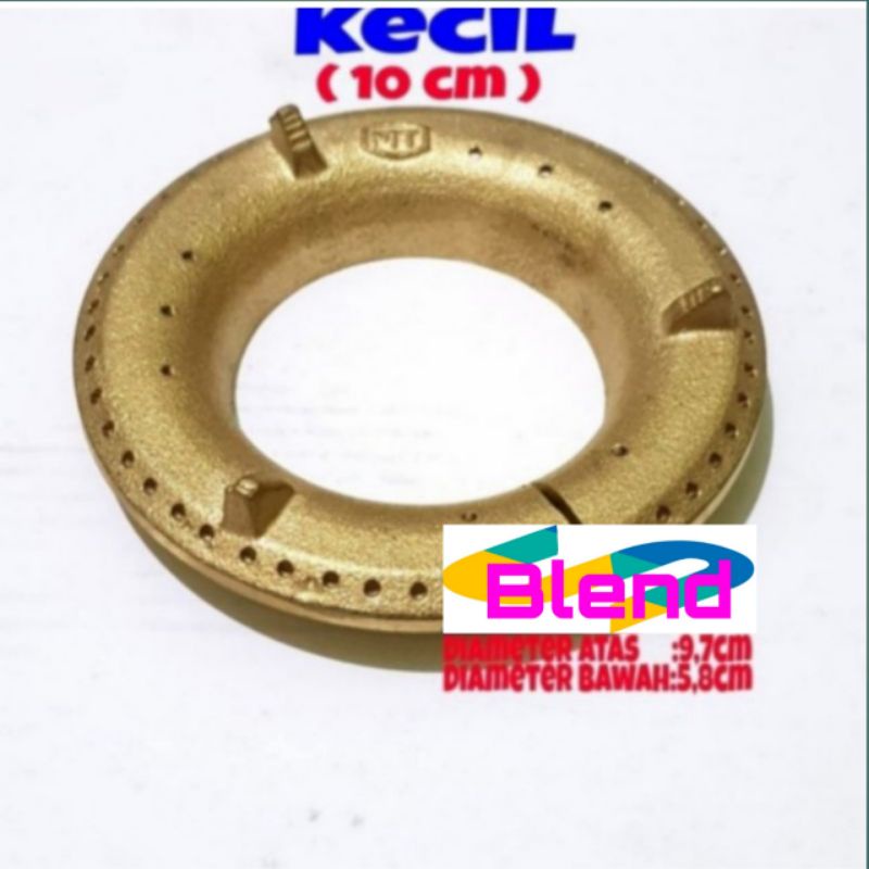 Burner Kompor Model HOCK Kecil Mg 100 TEBAL/Kepala Api Burner kuningan