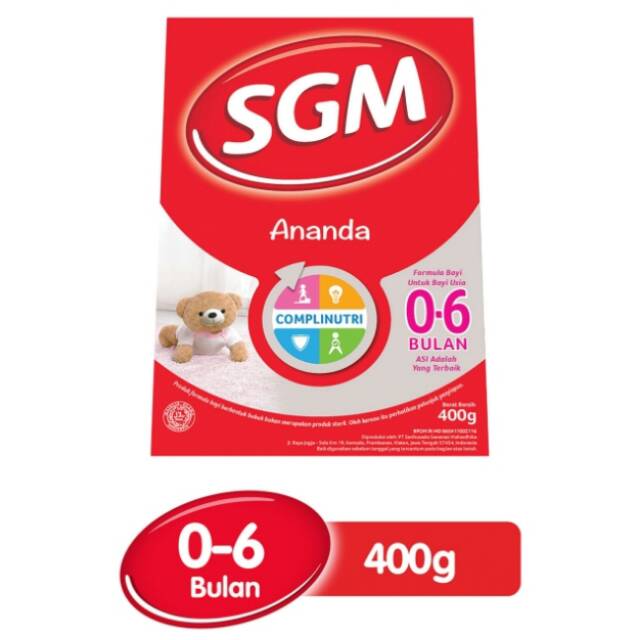 SUSU SGM 0 - 6 bulan 400g