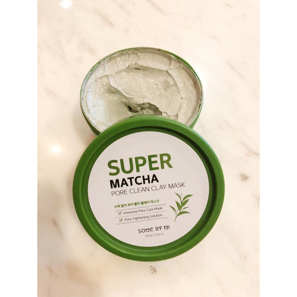 BPOM SOMEBYMI SUPER MATCHA PORE CLEAN CLAY MASK 100gr Some By Mi