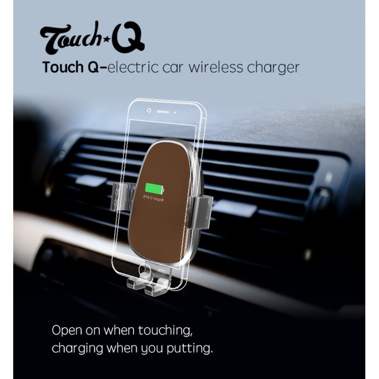 WONEW Touch Q Automatic Motor Electric Car Wireless Charger