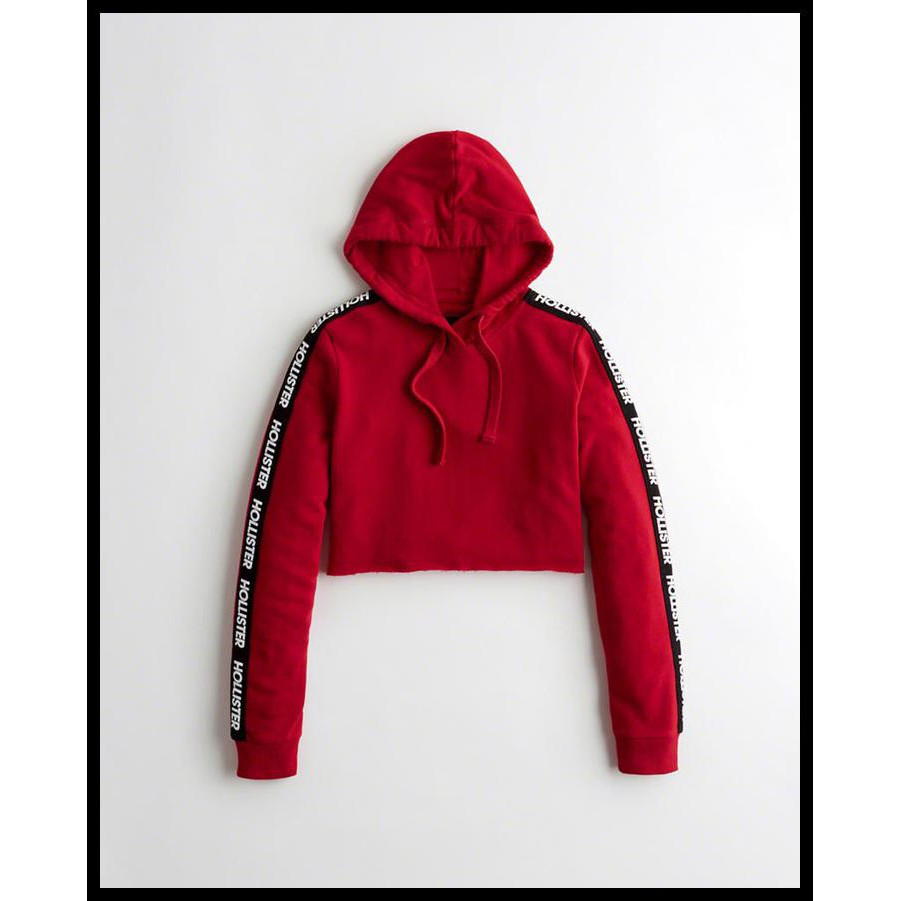 hollister hoodie red