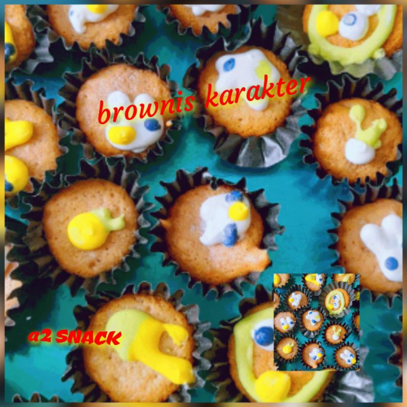 

brownis karakter 100grm/kue Kering/A2Snack