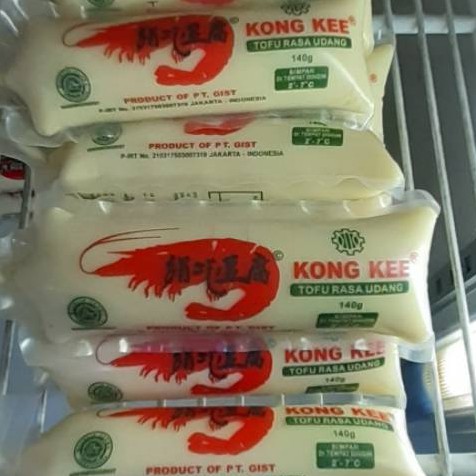 

Kong kee tofu tahu jepang rasa udang 140gr isi 10