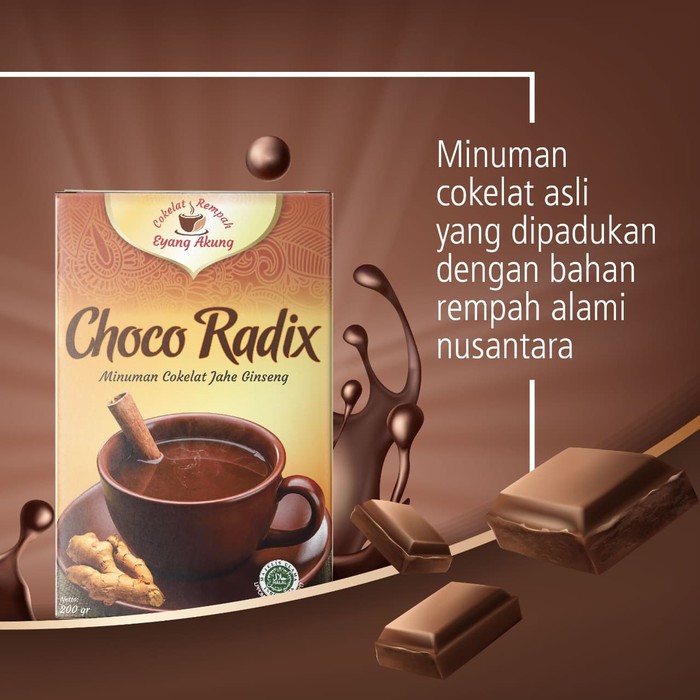 

Choco Radix 200gr / Minuman Rempah