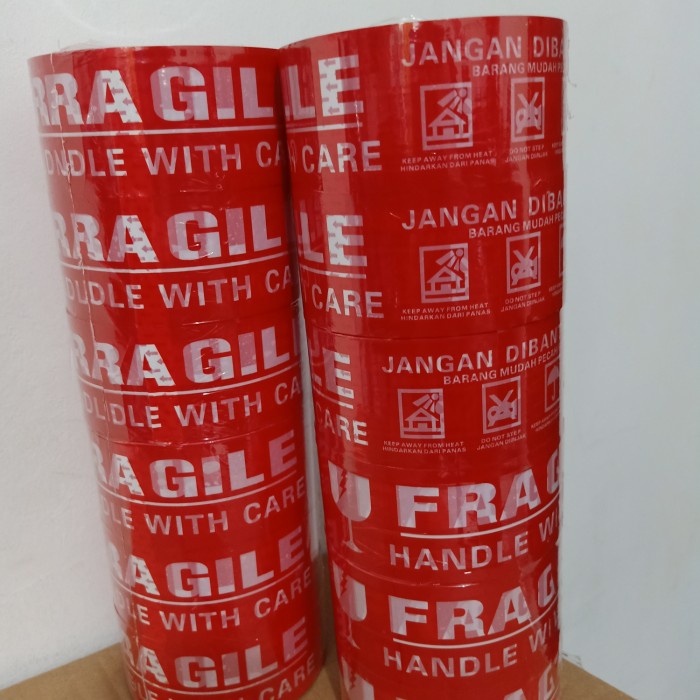 

Produk Unggulan Lakban Fragile Putih 100 Yard Berkualitas