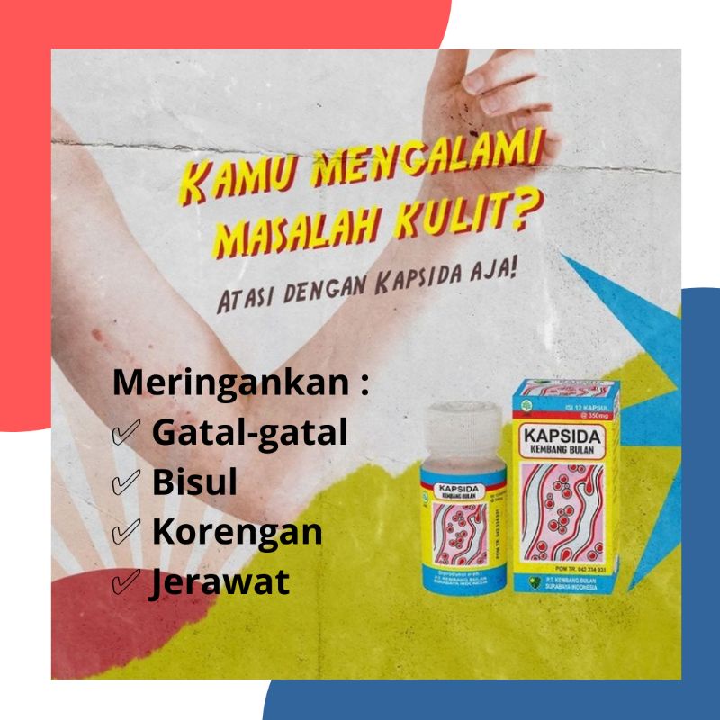 KAPSIDA KEMBANG BULAN  | Obat Jerawat | bersih darah