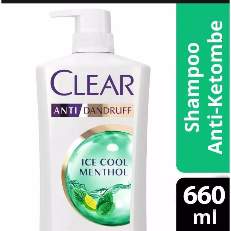 Shampo Clear Ice Menthol Shampo Anti Ketombe 660ML
