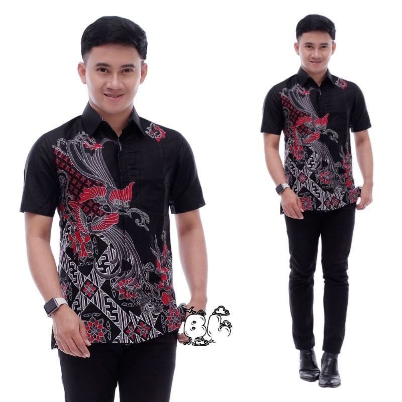 KEMEJA BATIK ANAK AYAH LENGAN PENDEK Batik Couple Ayah Dan Anak Laki Laki Modern