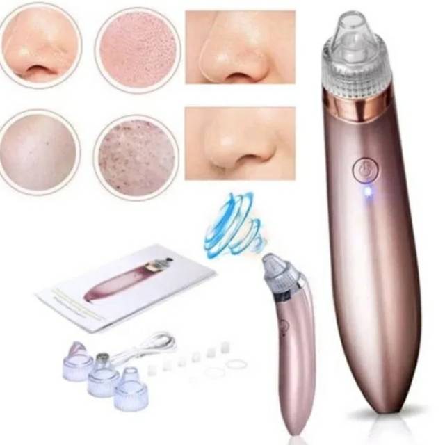 Alat Vacum penyedot komedo-jerawat pembersih wajah  elektrik alat Facial untuk pria dan wanita