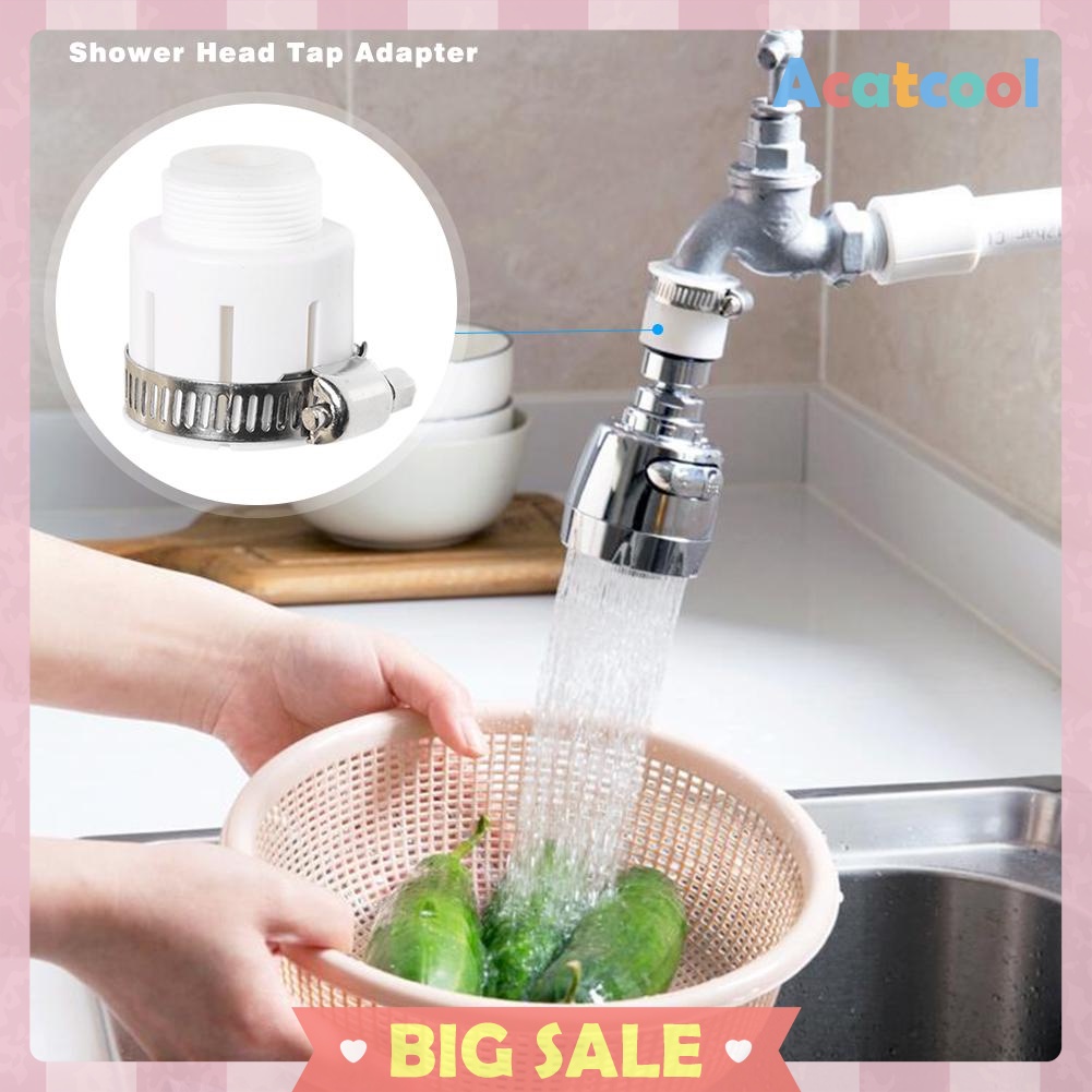 Kitchen Shower Faucet Aerators Rotatable Bubbler Shower Head Tap Adapter