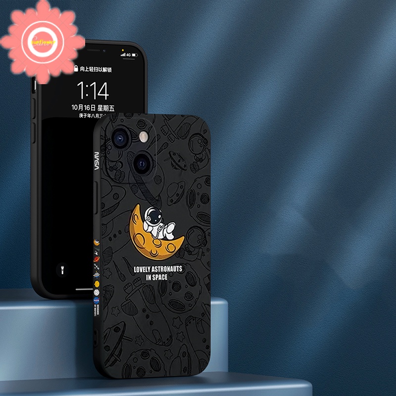 Soft Case TPU Motif Astronot Nasa Untuk Samsung A32 A22 A12 A13 A53 M11 A03S A31 A11 A51 A52 A50 A30S A50S A52S A52S A21S M11 A03S M12 A10S Muts A70 A20S