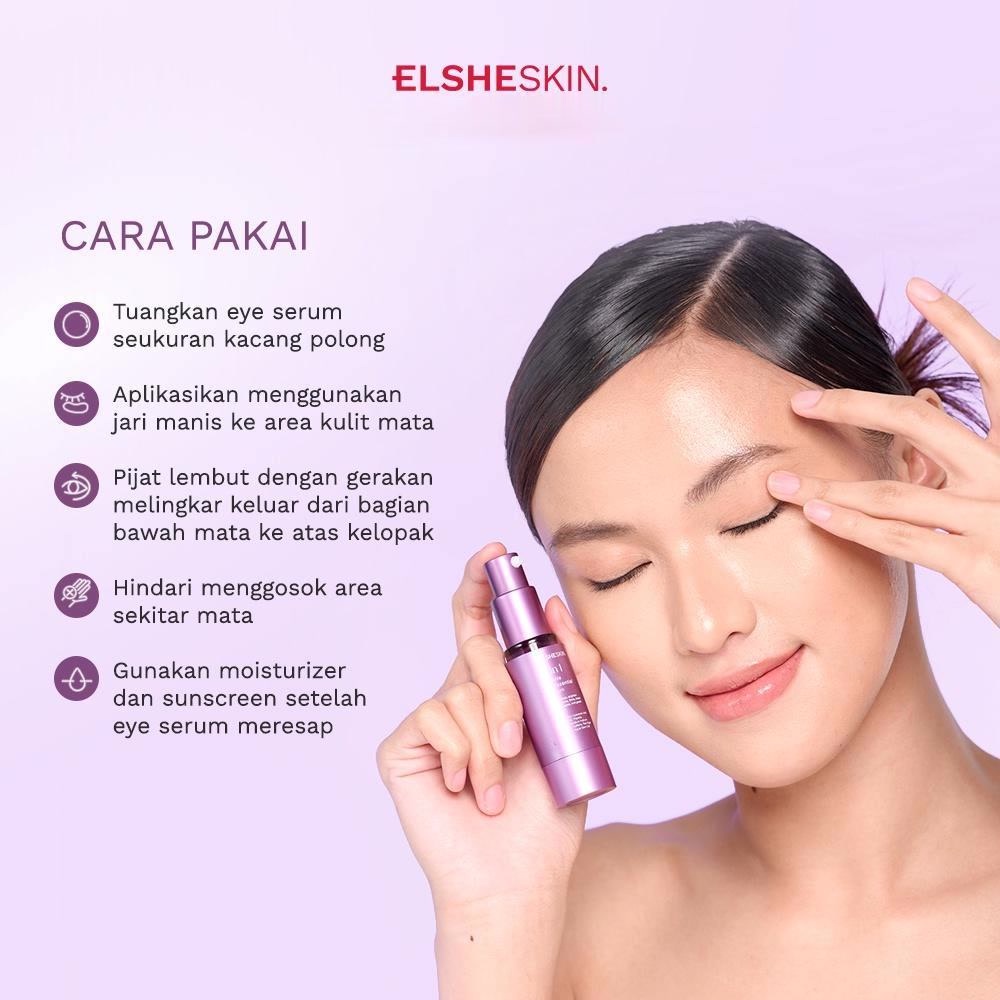 ★ BB ★  ELSHESKIN 5 in 1 Gentle Eyessential Serum 18ml Bakuchiol | 7 hari Kencangkan Kulit Mata - Eye Serum Anti Aging Mencerahkan