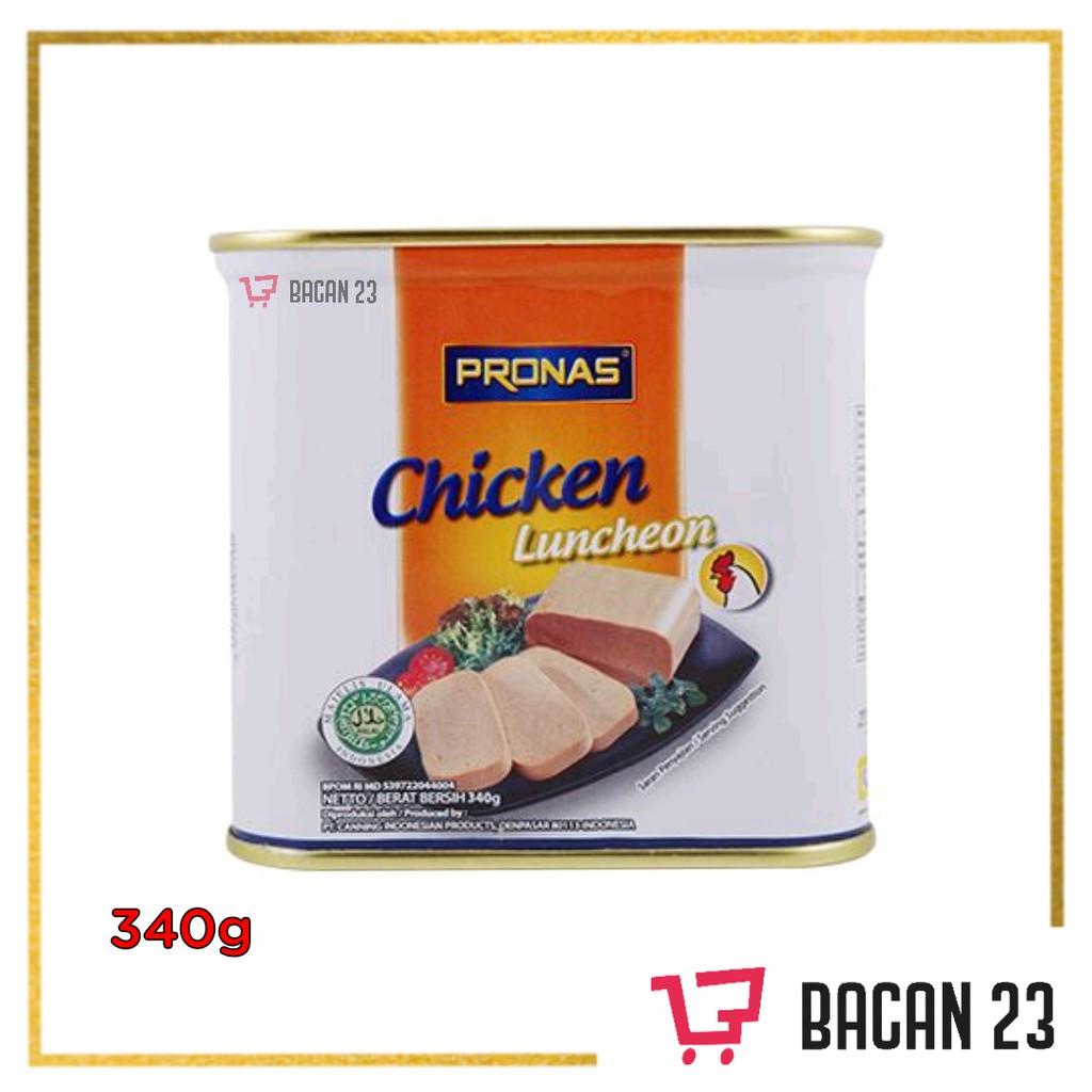 

Pronas Daging Ayam Luncheon (340gr) / Daging Kaleng / Bacan 23 - Bacan23