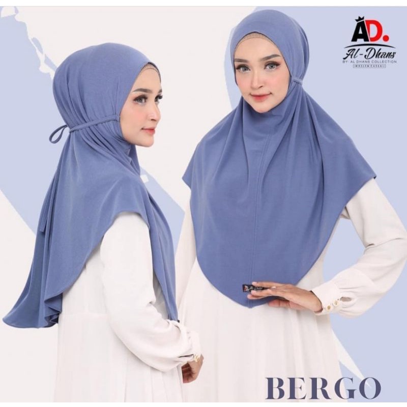 Jilbab Instan Bergo Shafa Bahan Jersey Irish By Al-Dhans