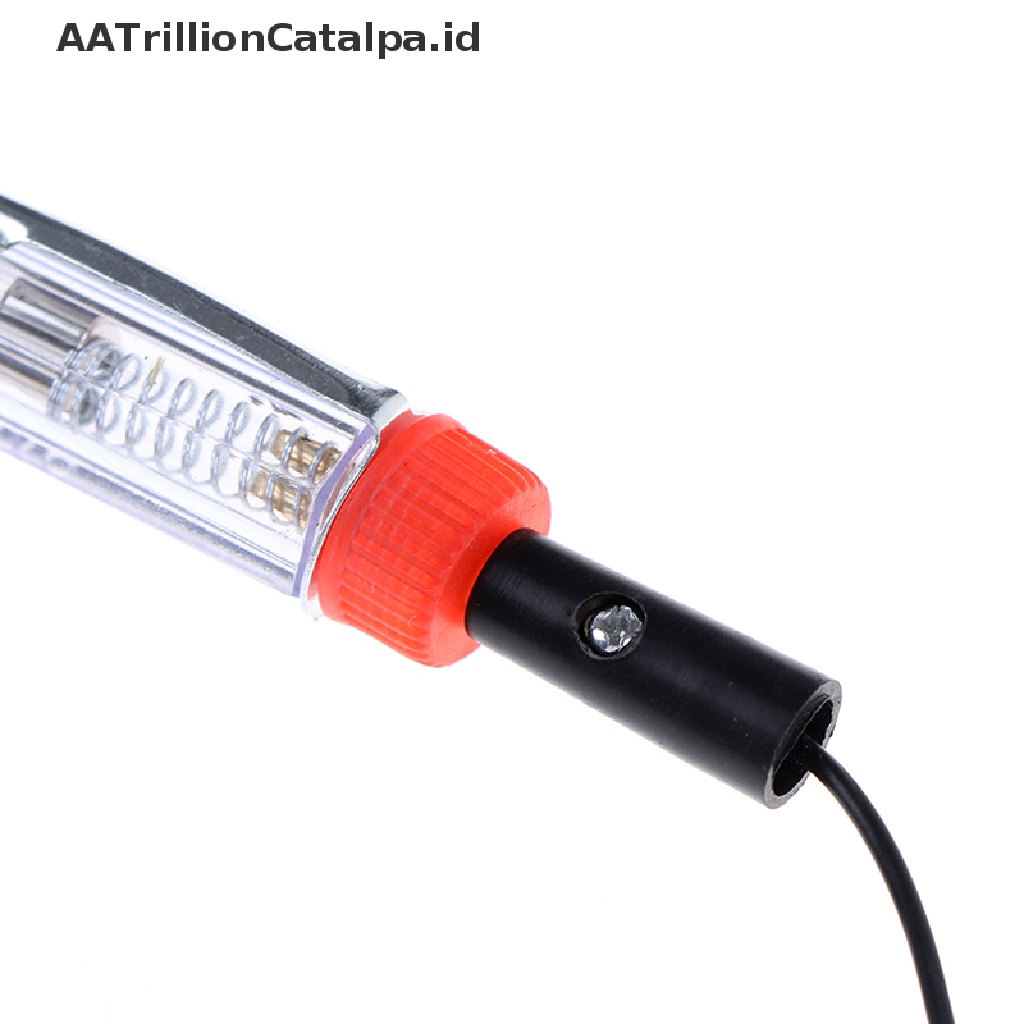 (AATrillionCatalpa) Pena Tester Tegangan Lampu Mobil DC 6V-24V