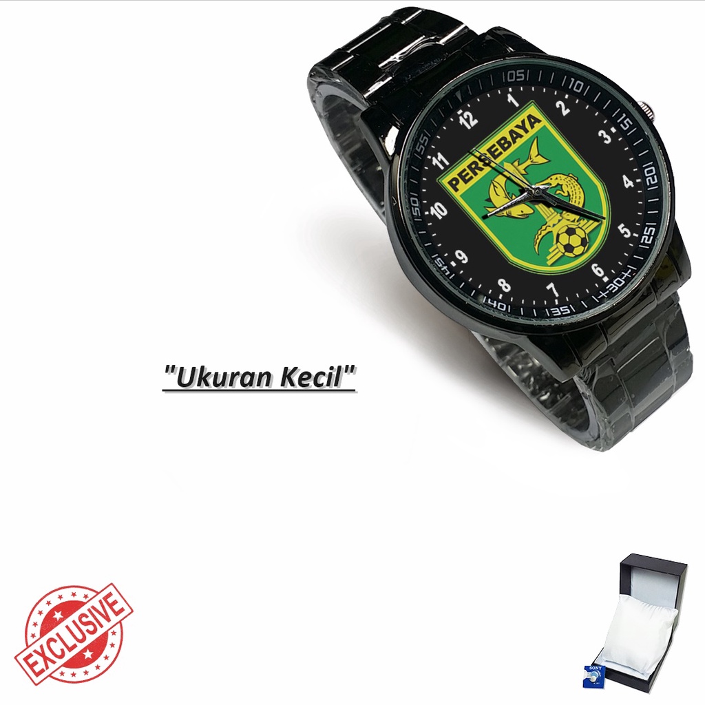 Jam Tangan Rantai Couple PERSEBAYA Logo 2 (Cool)