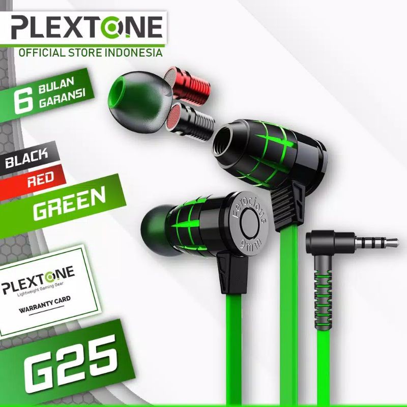 Plextone G25 Gaming Earphone Noise Canceling Stereo Headset