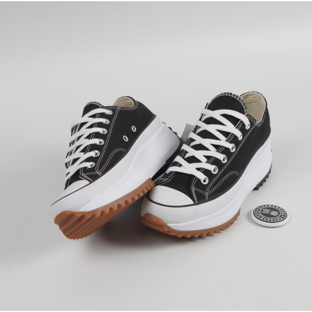 Converse Run Star Hike Low Black dan White BNIB