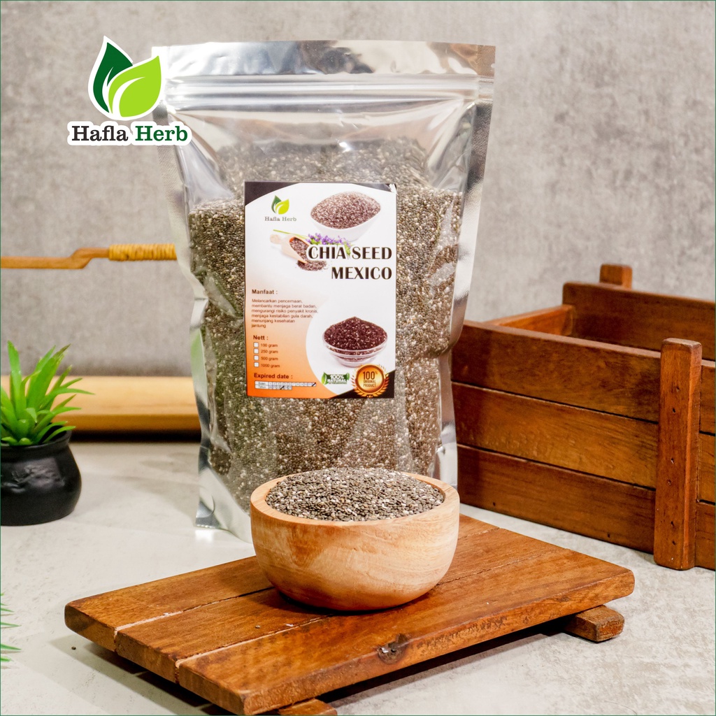 Chia Seed Organic Mexico 250 gram Premium Original Chia Seeds Cia Seed