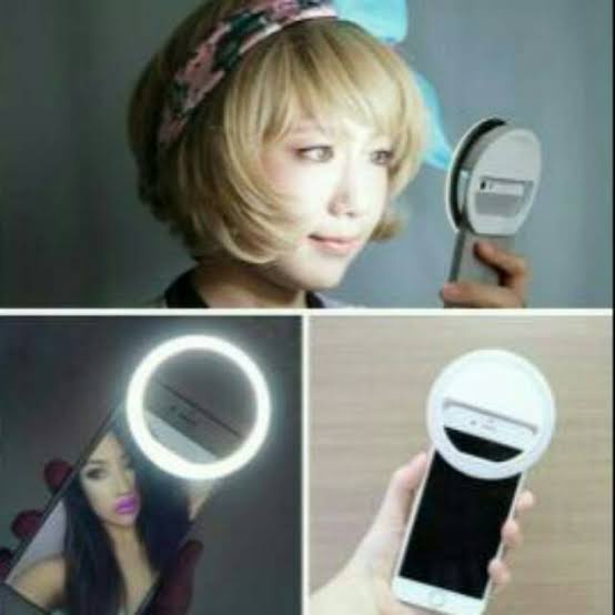 COD ✅ LED Ring Light Lampu Selfie Ring Light Emergency Lamp Flashlight Lampu Kamera Meeting