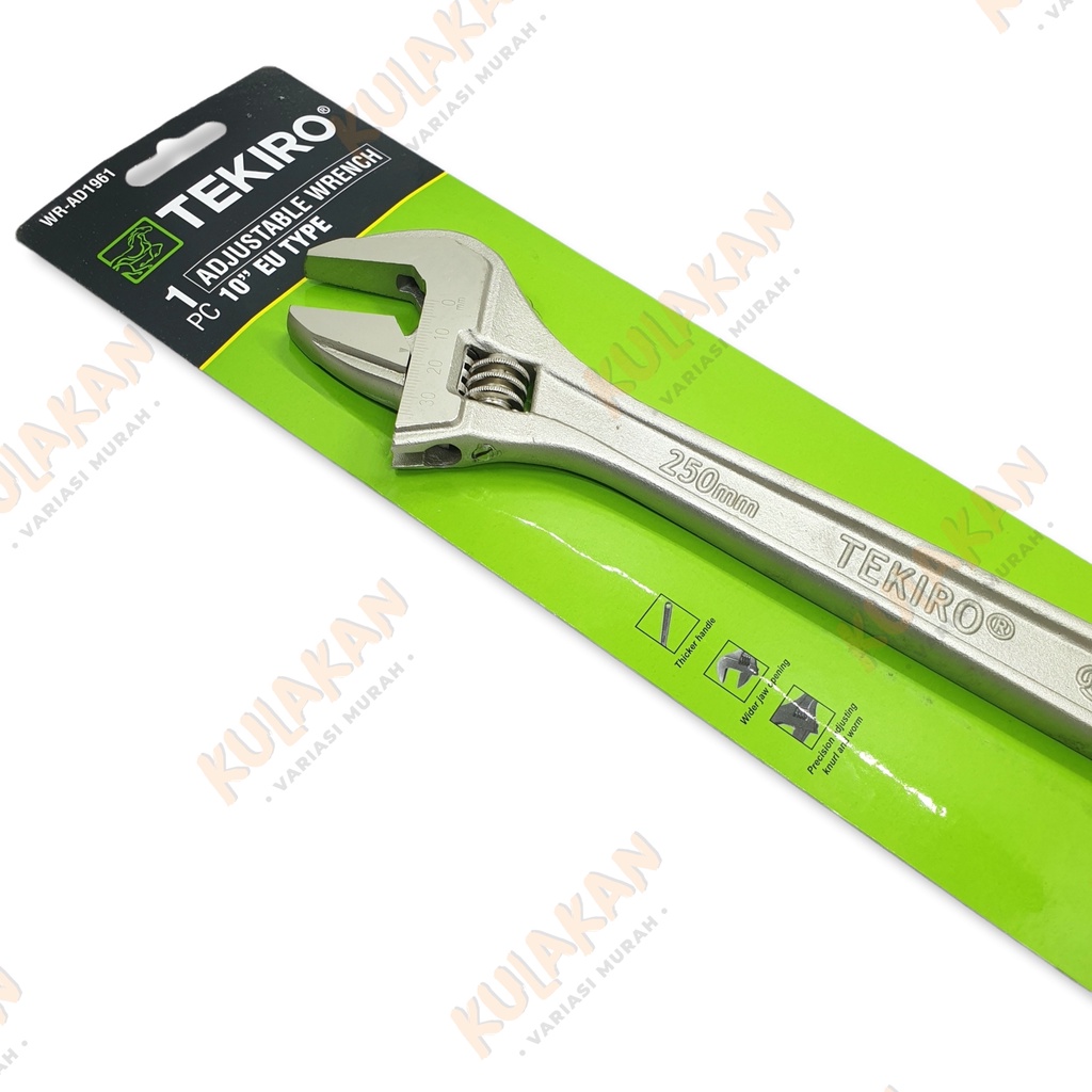 Tekiro Kunci Inggris 10 Inch 10” Adjustable Wrench Tekiro 10 Inch