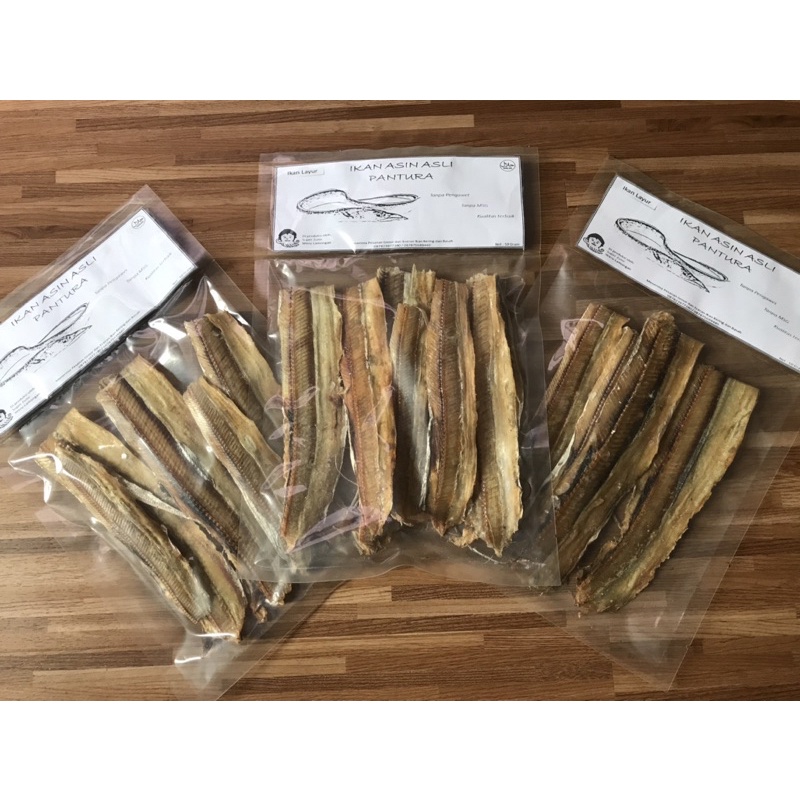 

Ikan Asin Layur belah PREMIUM 50 Gram