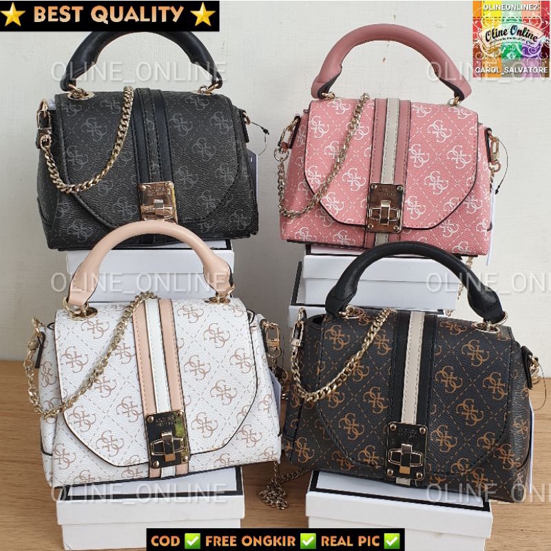 tas kasinta kashinta mini size satchel with top handle jinjing bag pesta party girl teenager remaja abg gs gb bag shoulder selempang tali panjang rantai logo 4g kecil best seller new arrival