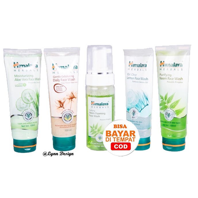 Himalaya 100 ml  | Purifying Neem Face Wash Oil Foam Aloe Scrub Mask