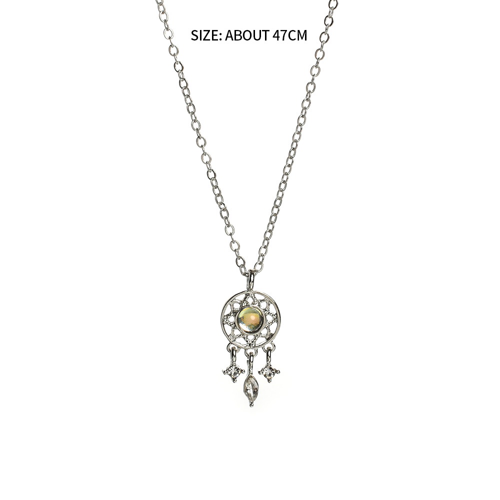 Kalung Liontin Dream Catcher Model Hollow Untuk Wanita