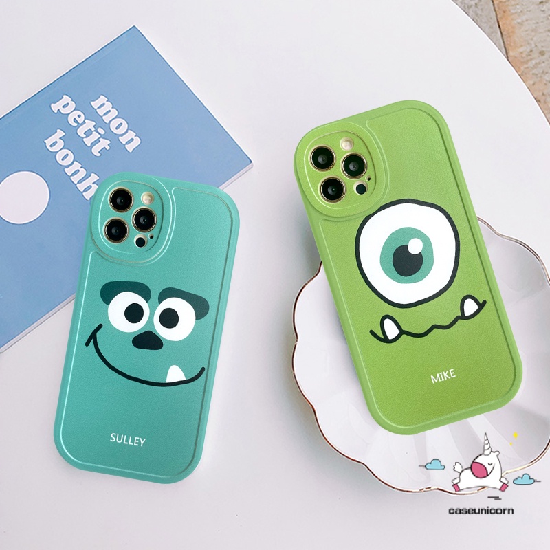 Casing Monster Kecil Realme C55 C35 C53 C30 8i C25 C31 C21 9i C25s 7i 10 Pro Plus C20 C25Y C11 C21Y C12 C15 GT C17 C20A C37 6s 6 6i 5 5s 8 8Pro Kartun Sulley Mike Soft TPU Sarung