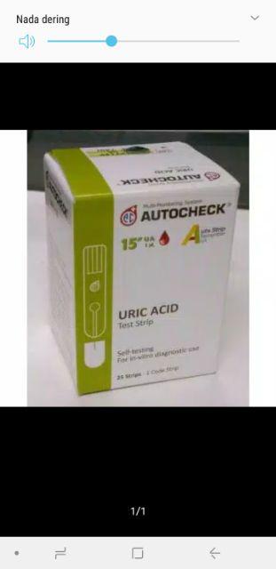 Autocheck Asam Urat Strip 25s