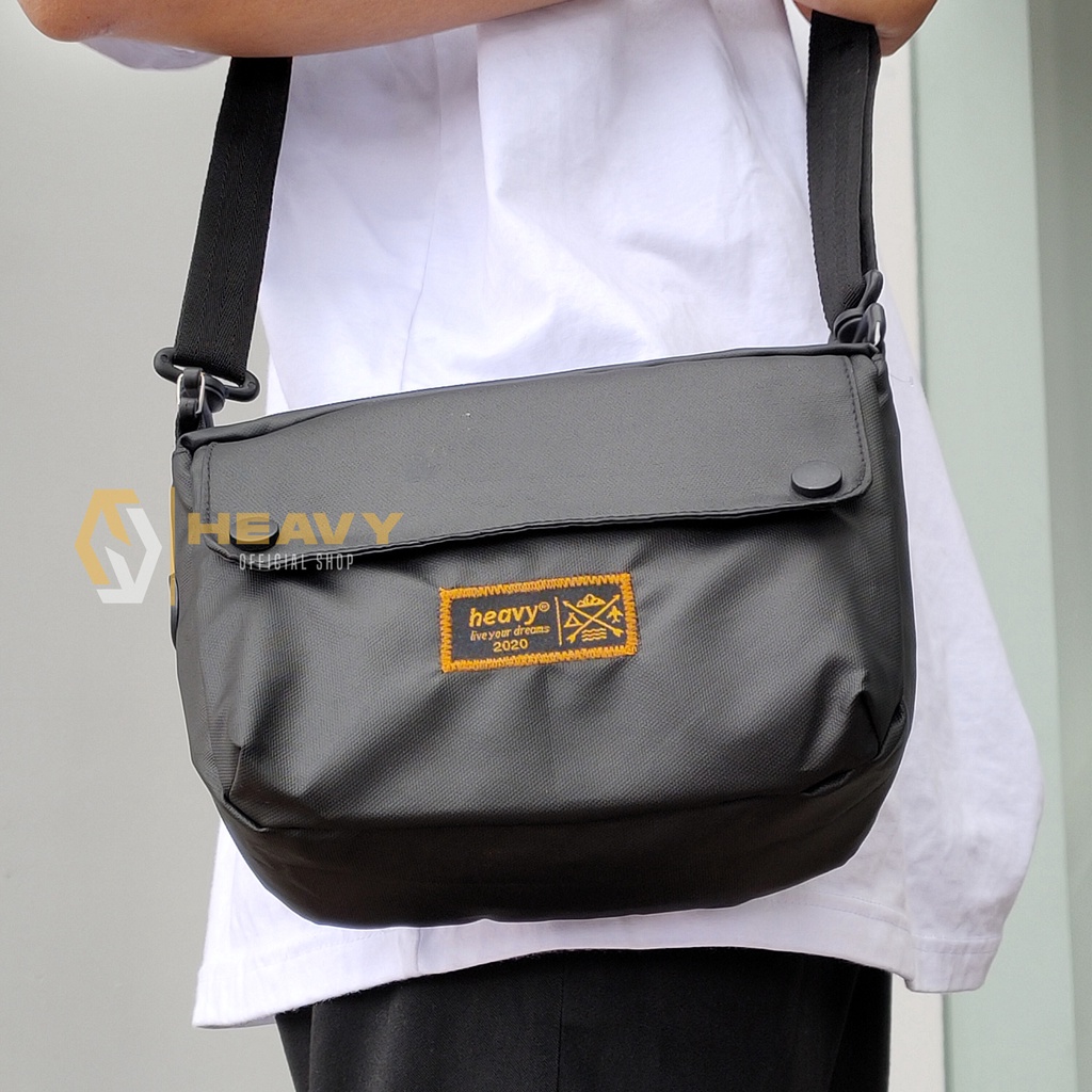 Tas Selempang Pria Heavy - Tas Slingbag Pria / Wanita - Slingbag Pria Heavy Waterproof - Heavy.bag Argle Series