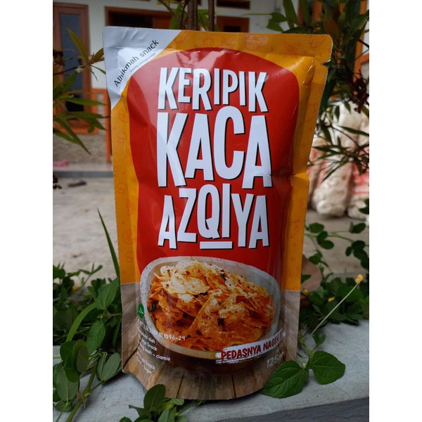 

KRIPIK KACA AZQIA EXTRA PEDAS DAUN JERUK 125gr