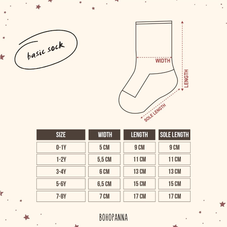 BOHOPANNA Basic Socks #3