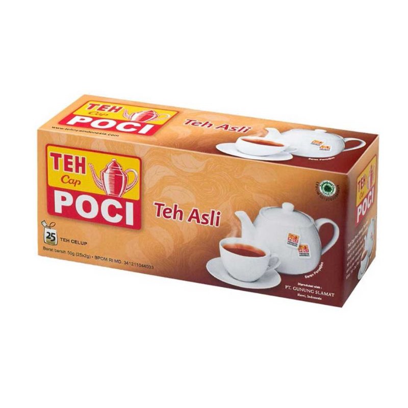 

POCI Teh Hitam Celup Teh Asli 25 x 2 g