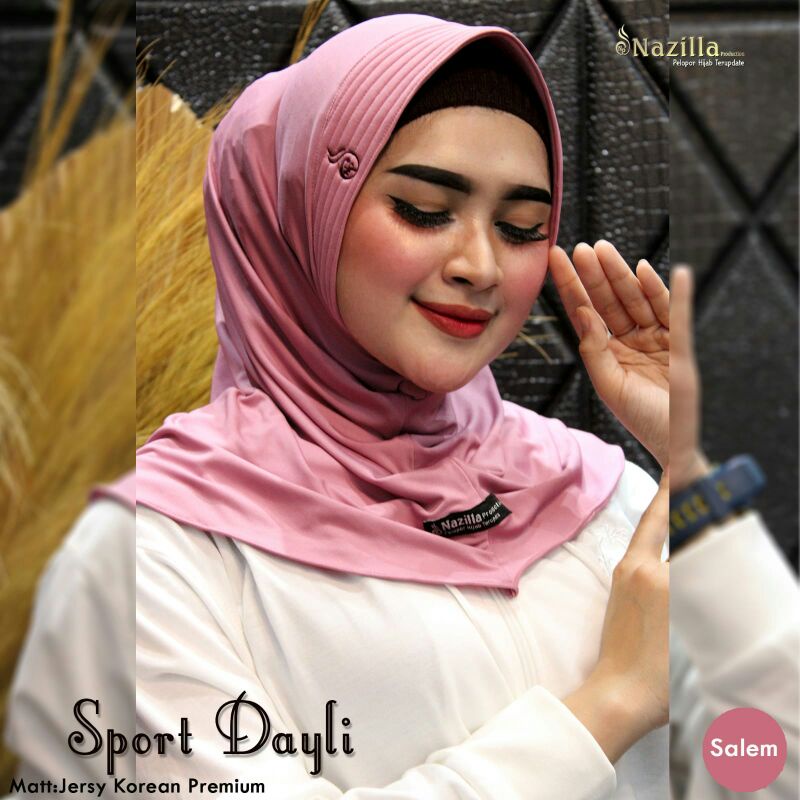 Jilbab Instan Simpel Daily Sport Ori Nazilla-Salem