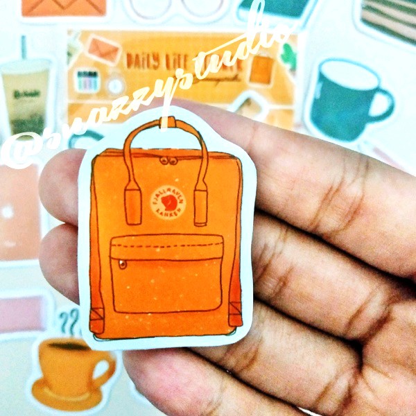 

School Supplies Planner Sticker - Daily Stiker untuk Jurnal Bujo Diary